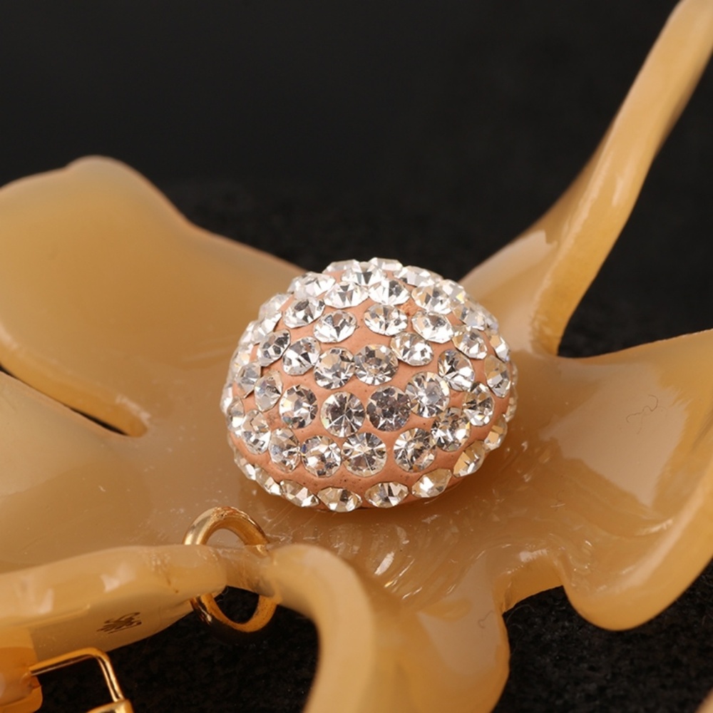 Lele Sadoughi Crystal Lily Earrings - Picture 4 of 8